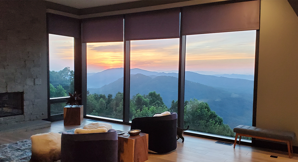Living Room View at High Cliffs